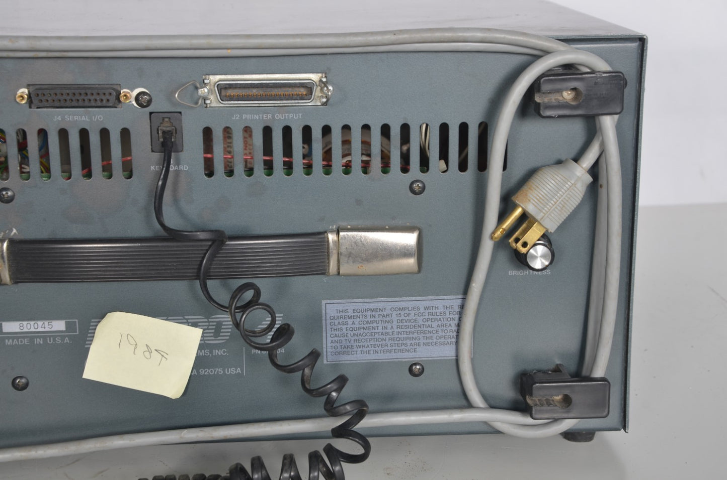 Vintage Kaypro 4 Portable Computer Powers On Dual 5¼″ Floppies Disk Motors Work
