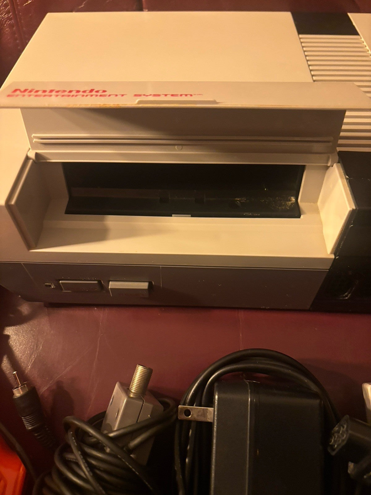 Vtg 1985 Nintendo Console Bundle Controller Zapper 6 Games All Working