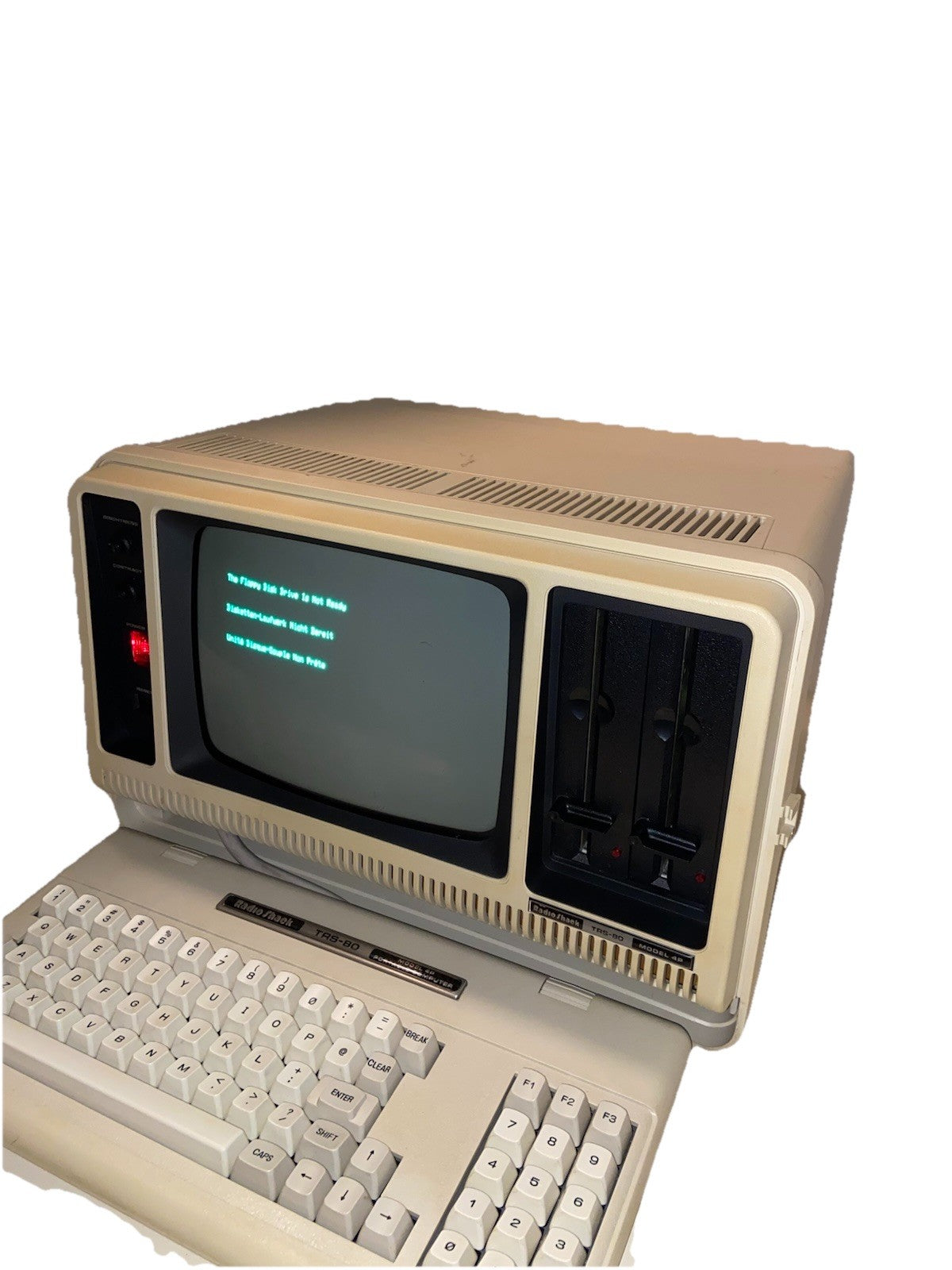 RadioShack TRS-80 Model4P, Vintage Portable Computer, Working