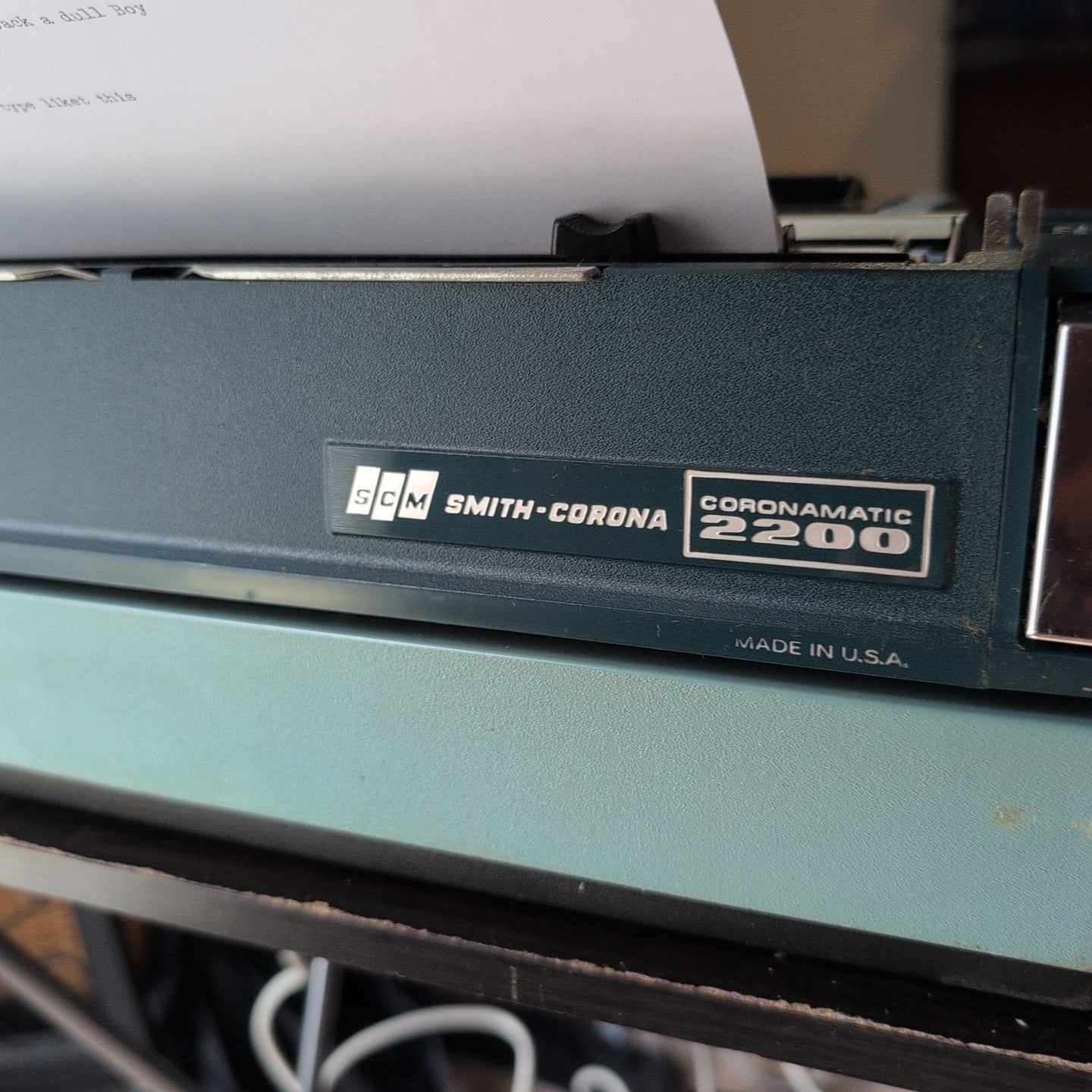 Smith Corona Coronamatic 2200 Electric Typewriter w/ Case Tested Working Vintage