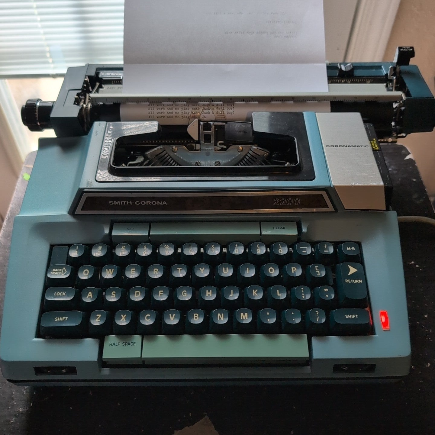 Smith Corona Coronamatic 2200 Electric Typewriter w/ Case Tested Working Vintage