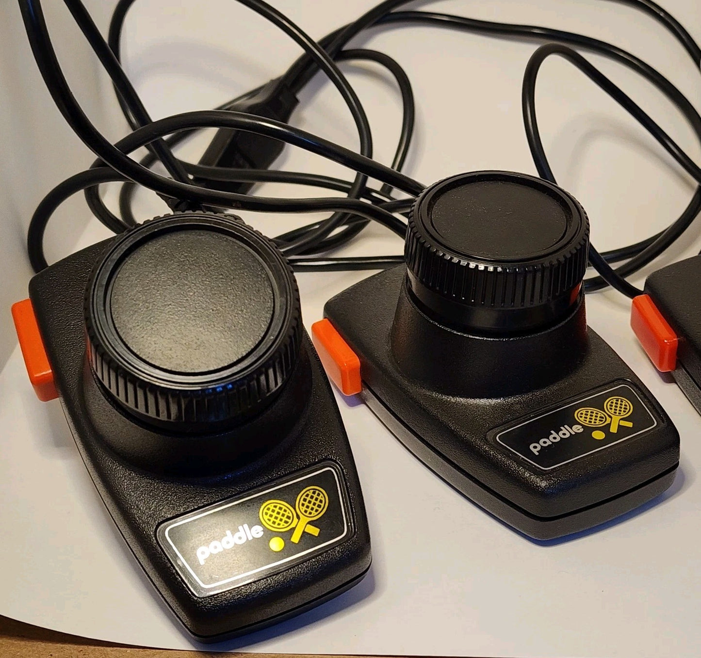 Vintage Sears Tele-Games Video Arcade Atari Console TESTED Working & Controllers