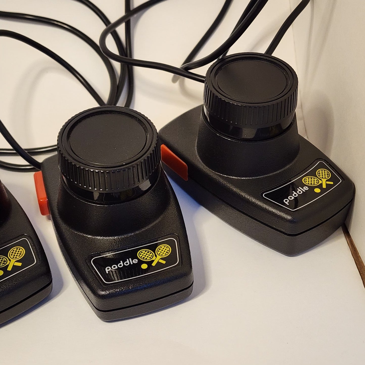 Vintage Sears Tele-Games Video Arcade Atari Console TESTED Working & Controllers