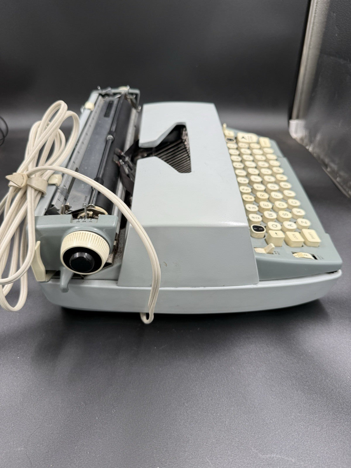 VTG Smith-Corona Coronet Automatic 12 Electric Typewriter 2-Tone Grey Works
