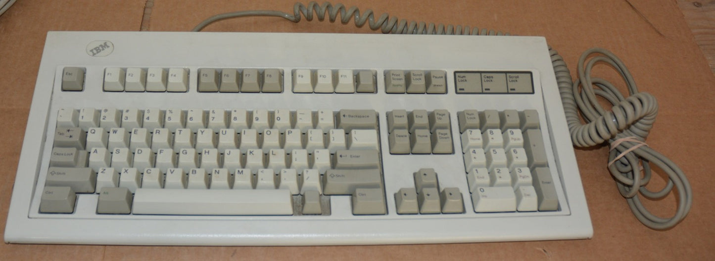 IBM PS2 Model 30 Type 8530 Working Vintage PC w/ Keyboard Mouse DOS 5
