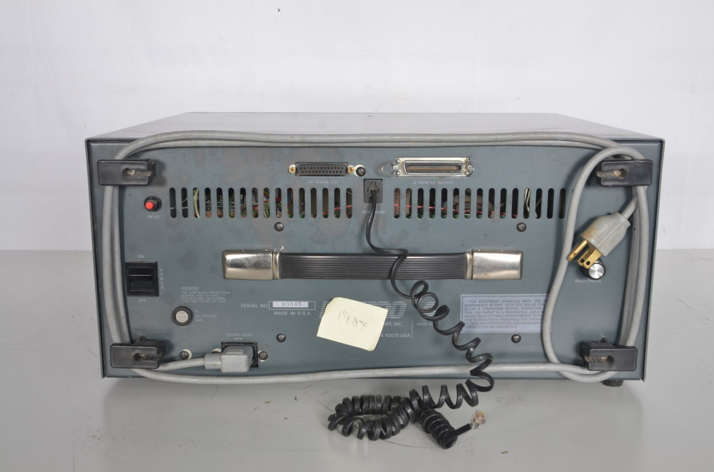 Vintage Kaypro 4 Portable Computer Powers On Dual 5¼″ Floppies Disk Motors Work