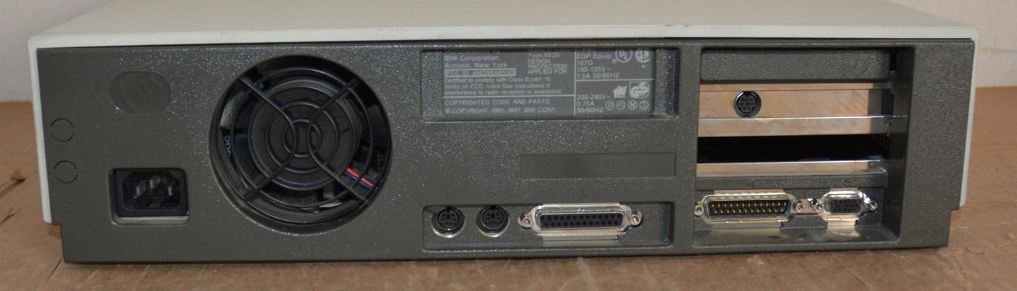 IBM PS2 Model 30 Type 8530 Working Vintage PC w/ Keyboard Mouse DOS 5