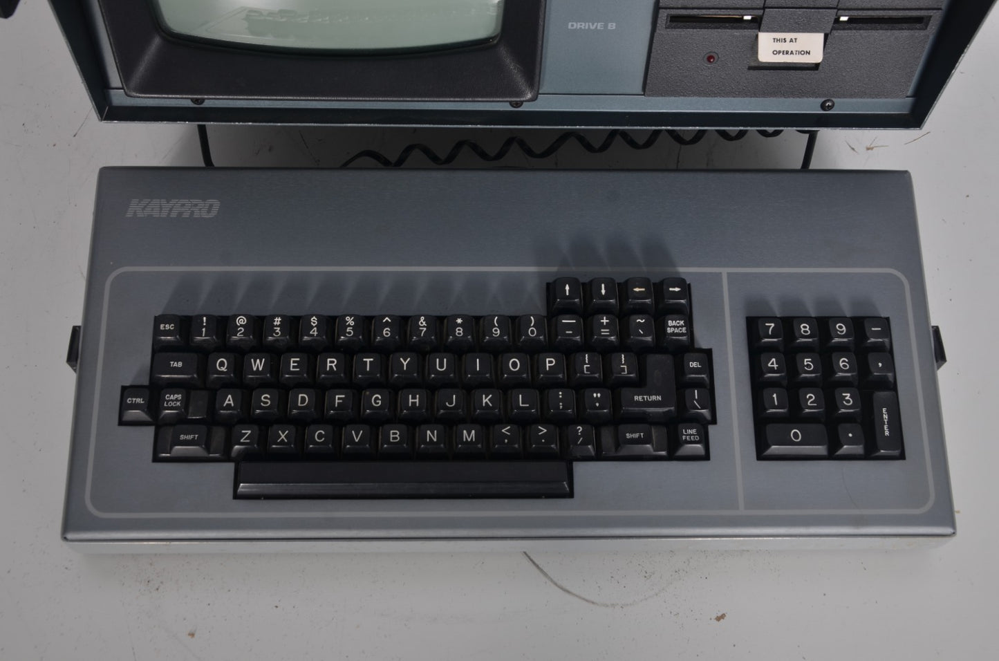 Vintage Kaypro 4 Portable Computer Powers On Dual 5¼″ Floppies Disk Motors Work