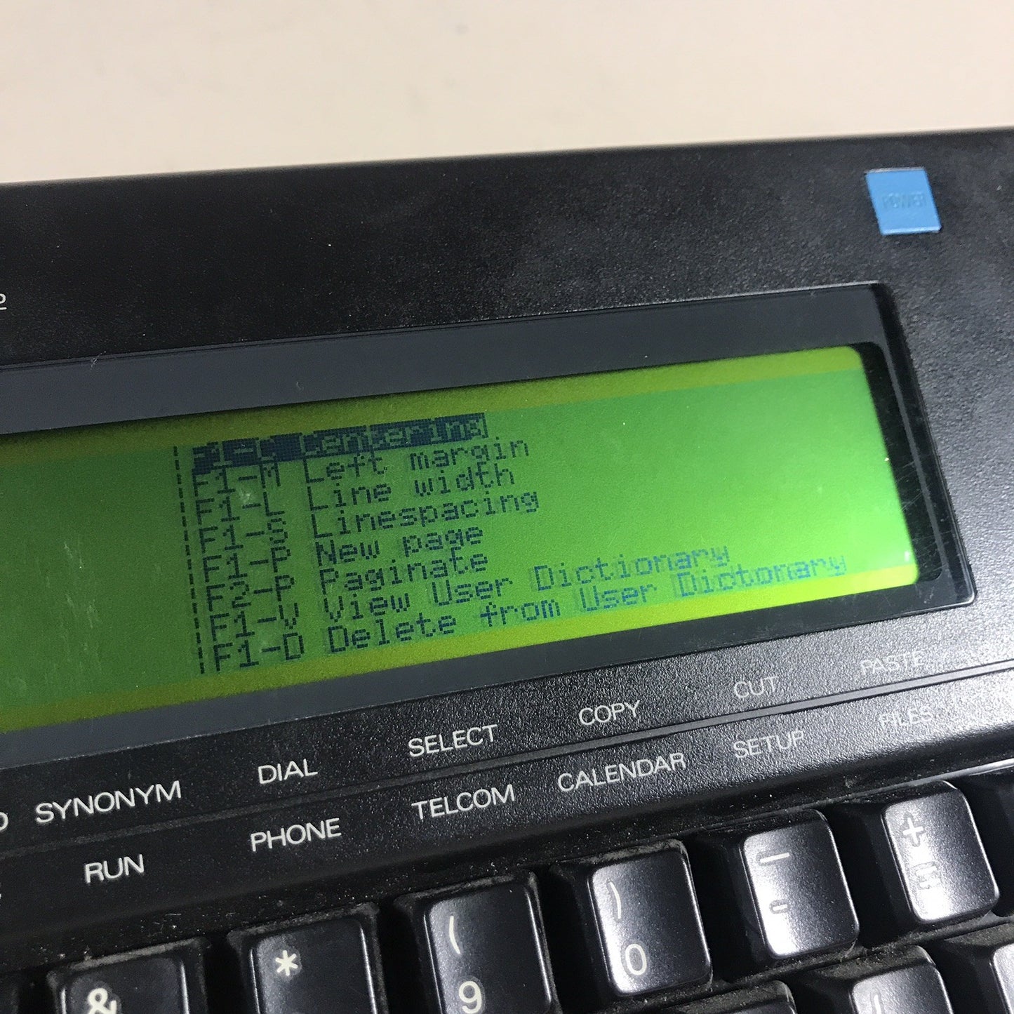 Tandy WP-2 Portable Word Processor Vintage w/ Case Tested Working 1989