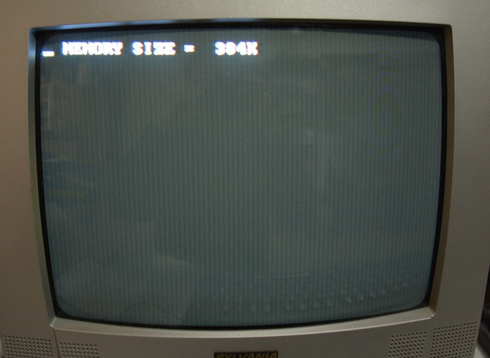 Tandy 1000 Vintage PC Working DOS w/ Keyboard Dual 5.25 Disk Drives