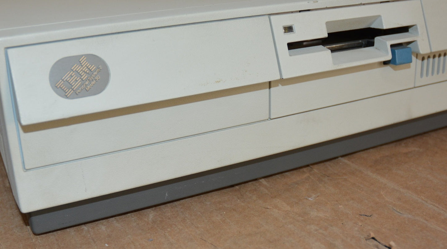 IBM PS2 Model 30 Type 8530 Working Vintage PC w/ Keyboard Mouse DOS 5