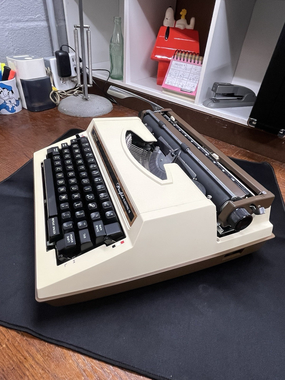 Brother Profile Electric 12 Typewriter w/ Case Vintage Superclean Tested Working