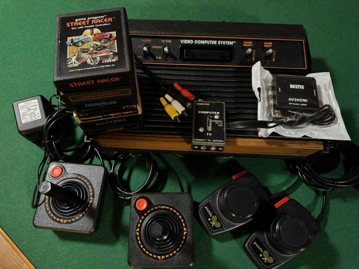 Atari 2600 Vintage 1980 Video Computer System Works on All TV's EXCELLENT!