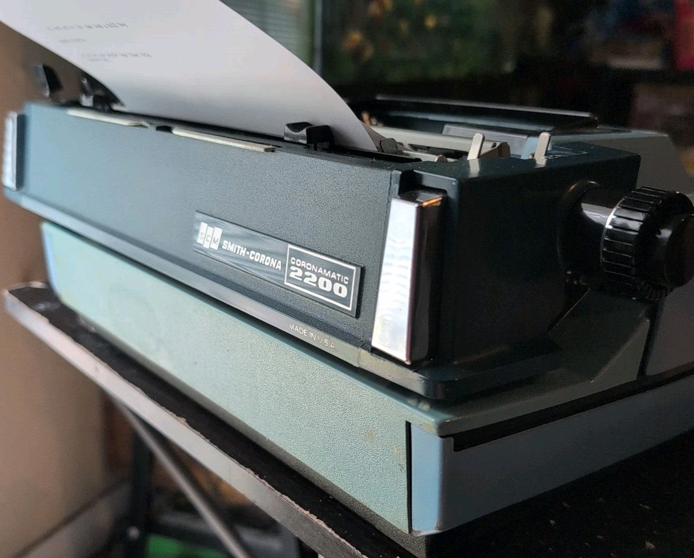 Smith Corona Coronamatic 2200 Electric Typewriter w/ Case Tested Working Vintage
