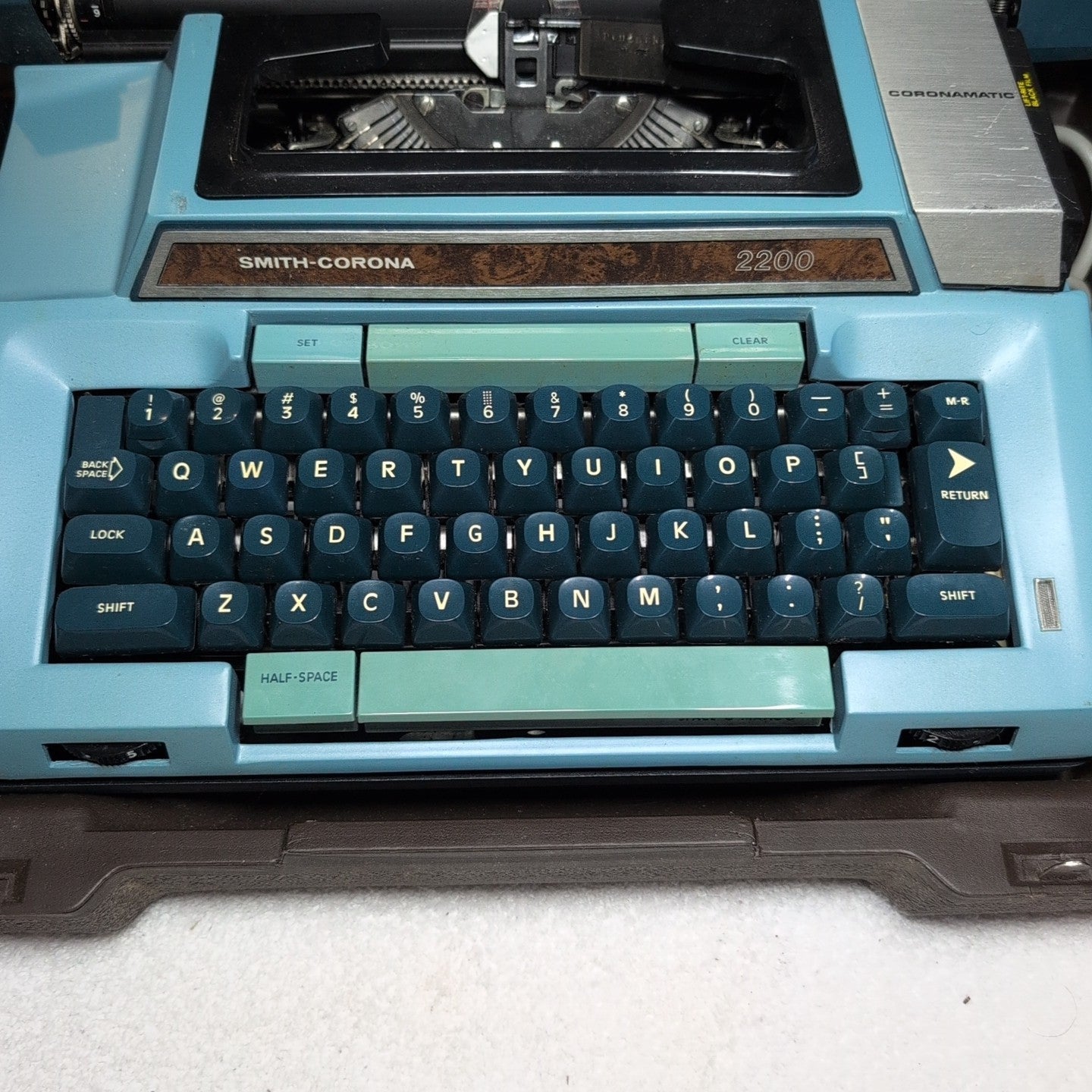 Smith Corona Coronamatic 2200 Electric Typewriter w/ Case Tested Working Vintage